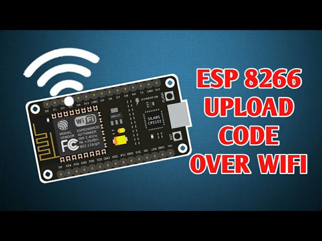 ESP 8266 upload code over WIFI